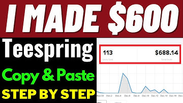 This Is How I Earned $600 With Teespring | Print On Demand 2021 For Beginners