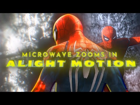 Ae Like Microwave Zooms + Panning effect in Alight Motion(+PRESET)