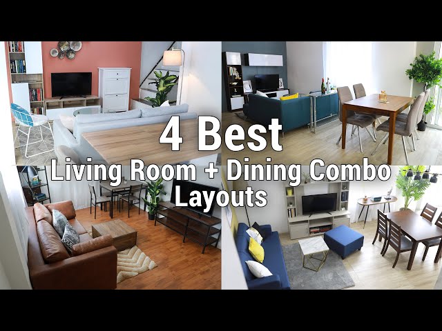 4 Best Living Room Dining Combo Layouts Mf Home Tv You