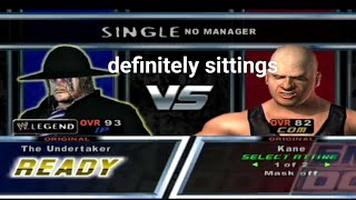 subscriber challenge | the Undertaker vs mask Kane | singles match 🔥💯 | #hctp | #youtube #ILAYA