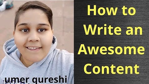 How to write awesome content for blog #5 Podcast Umer Qureshi - Learn pro tips of blogging