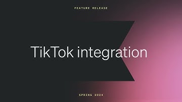 TikTok integration & centralized ad audience sync experience - Q2 2024