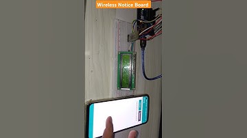 Wireless Notice Board #electrical #automobile #logicgate #experiment #electroniccircuit #arduino