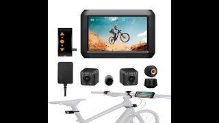 VSYSTO WiFi Bicycle Rear View Camera with 4'' Screen 3 Cameras GPS TPMS