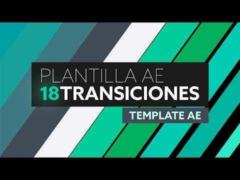 Transiciones Flat - Plantilla After Effects [Template AE]