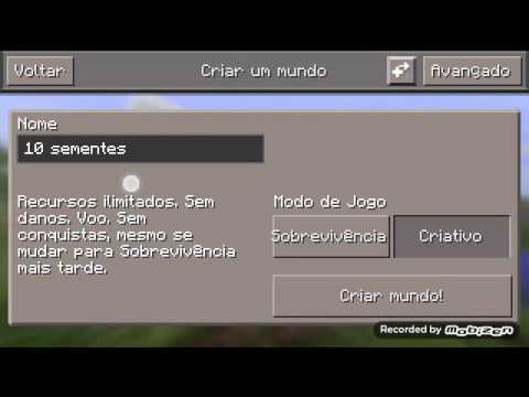 10 Sementes para minecraft