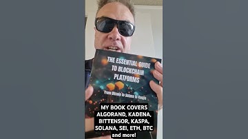 My book covers Algorand, Solana, Kaspa, Sei, Bittensor, Kadena, BTC, ETH, Pulsechain and more!