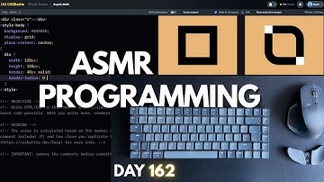 CSS Battle 31st August: Keyboard Only ASMR Coding
