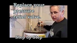 How to replace a pressure relief valve on a hot water heater. Maintenance Minute with Jim Viebrock