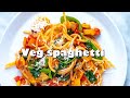 VEGETABLE SPAGHETTI  RECIPE | EASY VEG SPAGHETTI  ❤️ ( vegetarian  / vegan recipe )