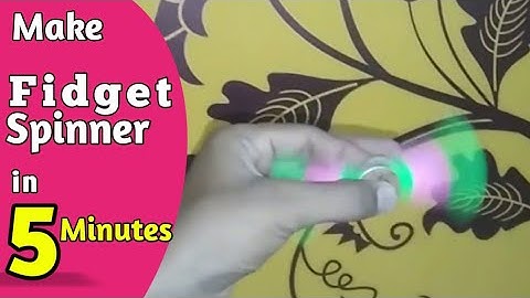 How To Make A Fidget Spinner Without Bearings At Home