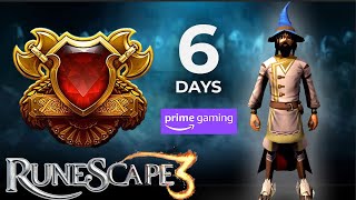 How Much GP Can You Make In Runescape 3 With A Free 7 Day Twitch Prime Membership Day 2 Begins!