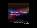 Owl City - Winners Never Quit Lyric Video 🏆 (Cover by Ukulily)