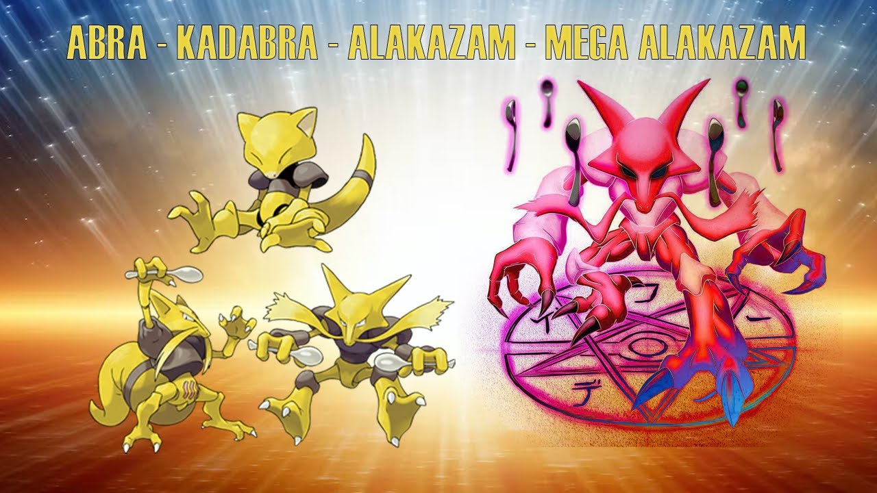 Alakazam Evolutions 🔥 #pocketincoming #megamon #pokemon #abra #kadabr