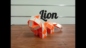 SNAKE CUBE: LION | (60 Wedges)