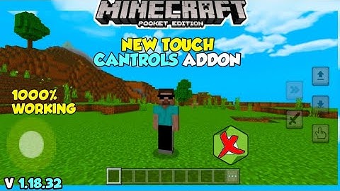 how to enable new touch cantrols In Minecraft 1.18.32 🔥|| minecraft new touch cantrols download