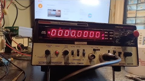Ballantine 5500B Frequency Counter