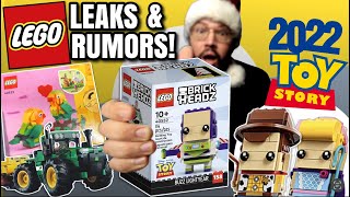 HUGE LEGO Leaks 2022 | Toy Story LEGO Brickheadz, John Deere Technic and MORE!