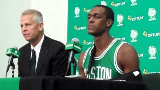 Rajon Rondo&#39;s Celtics Media Day interview