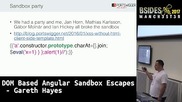 2017 - DOM Based Angular Sandbox Escapes by Gareth Heyes