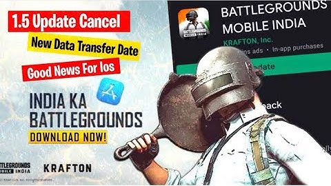 1.5 Update Not Coming Tomorrow| Battleground Mobile India Data Transfer Date Delay| BGMI Big Update