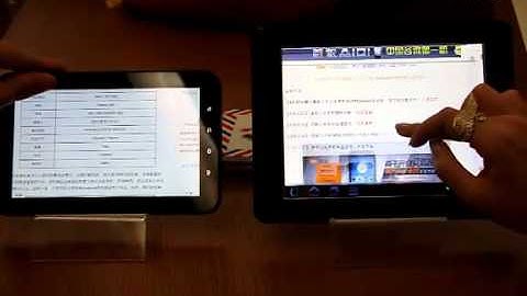 RK2918 SDK 2.0 sample vs samsung p1000