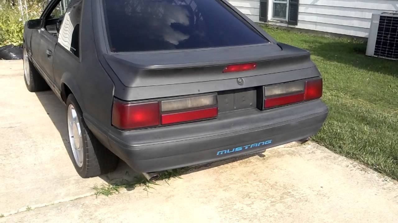 Foxbody with e303 cam and flowmaster exhaust YouTube