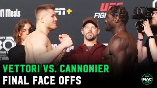 Marvin Vettori vs. Jared Cannonier Final Face Off: &quot;You&#39;re in a good mood&quot;