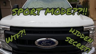 2020 FORD F250 SUPERDUTY SPORT MODE??!!