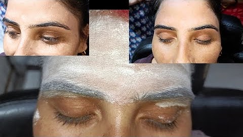 Medium Arch Shape Eyebrow threading tutorial for beginners | Perfect Eyebrow Threading  #trending