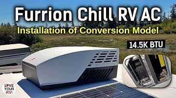 Furrion Chill Replacement RV AC Installation using the Conversion Kit for Coleman Mach/Dometic/Avent