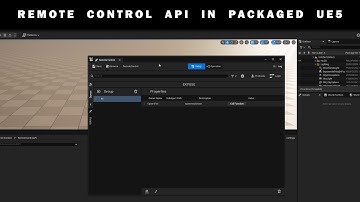 How to start the Remote Control API in a packaged project - Unreal Engine 5 Tutorial