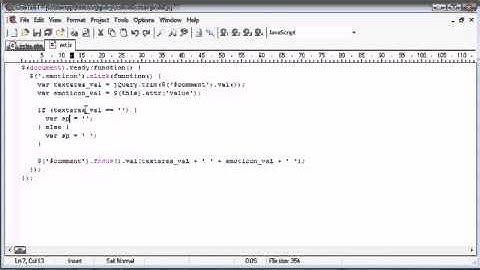 jQuery Tutorial   194   Textarea emoticon text inserter