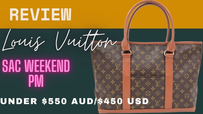 Louis Vuitton Monogram Canvas Sac Weekend GM QJB0M14J03012