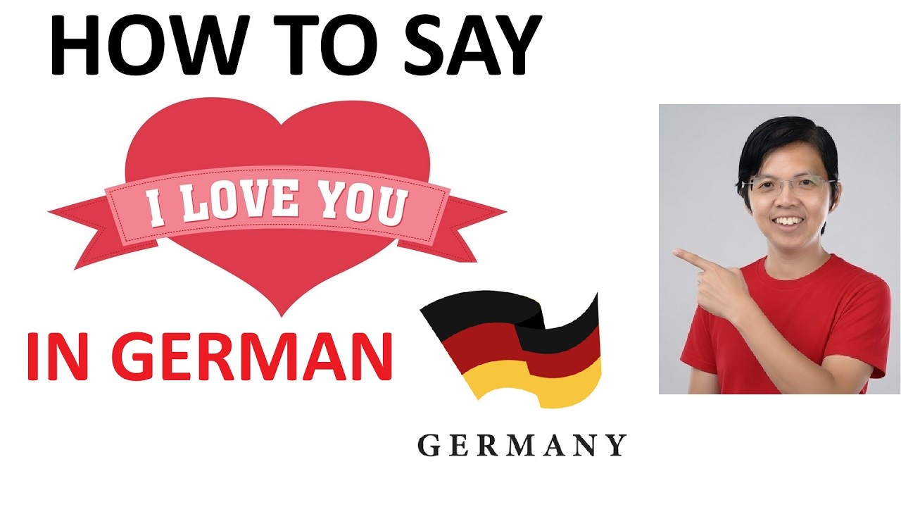 How to Say I Love You in German Language ️ - YouTube