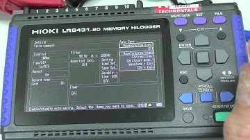 Recording a High Signal on the Hioki LR8431-20 Memory Logger