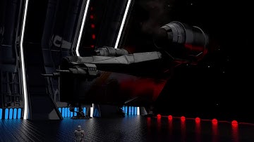 Razor Crest Landing - Starwars Animation
