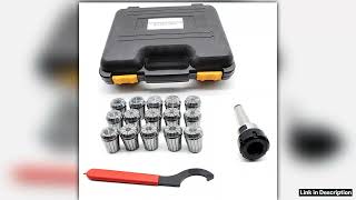 18Pcs Spanner Precision MT3 Shank ER32 Collet Chuck Set with Box Aluminum Alloy Spring Steel for Mi