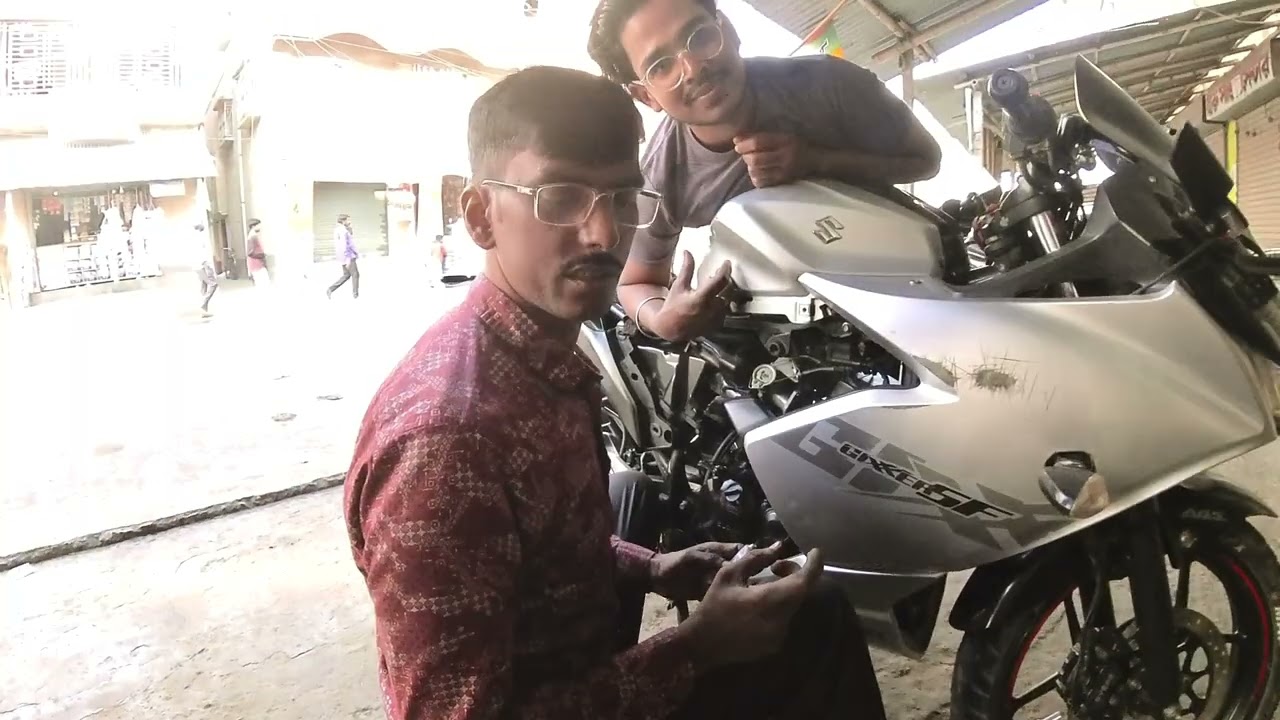 Suzuki Gixxer Sf 150 Service Koralam ll Suzuki Gixxer Sf Ka Service Karaya🏍️💨🥳