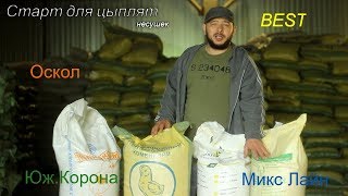 ОБЗОР НА КОМБИКОРМ ДЛЯ ЦЫПЛЯТ(BEST.ЮЖНАЯ КОРОНА.ОСКОЛ.МИКС ЛАЙН)