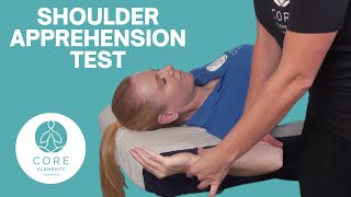 Shoulder Apprehension Test - Assessing Shoulder Instability