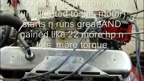 383 stroker build first start dyno. caponeauto