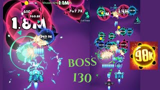 Virus War - Space Shooting Gameplay | Boss Level 130  (Android/IOS Gameplay) screenshot 3