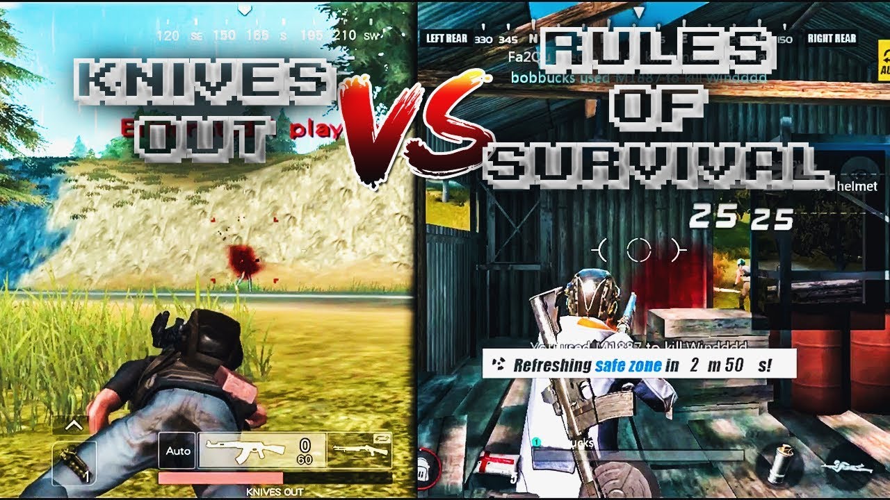 Comparing The 3 Best Battle Royale Mobile Games Pubg Mobile By Nimblethor - roblox youtuber try ros rules of survival youtube