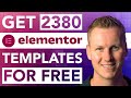 Install Complete Elementor Template Kits For Free