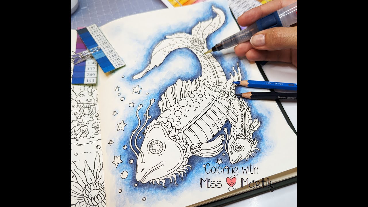 Escape to a Colorful Dream with Hanna Karlzon's Adult Coloring Book