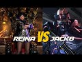 Tekken 8 reina mishima  vs jack 8