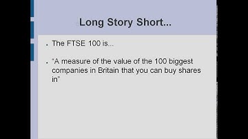 FTSE 100 Explained
