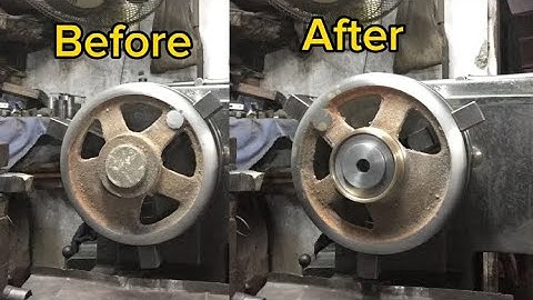How to make hand Wheel part off laith machine Techical machine #machinelearning #technology