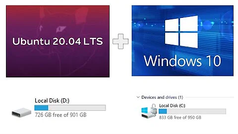 How to Install Ubuntu 20.04 LTS alongside Window 10 on D drive